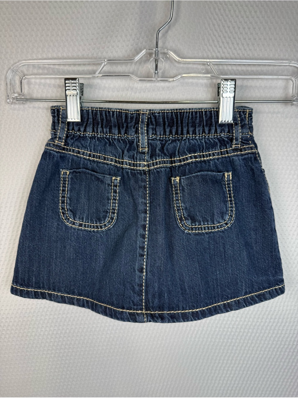 Gymboree Girls 2T Cozy Cutie Denim Skirt Snowman Embroidered Christmas Holiday - Picture 2 of 8